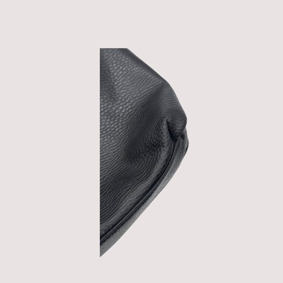 Tyler Rodan Black Faux Leather Crossbody Bag – Adjustable Fabric Strap - Picture 6 of 14